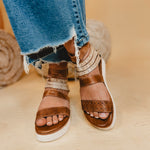 Bedstu Artemia Sandals - Tan Rustic Nectar Lux - Lace and Grace Boutique
