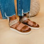 Bedstu Artemia Sandals - Tan Rustic Nectar Lux - Lace and Grace Boutique