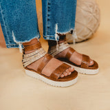 Bedstu Artemia Sandals - Tan Rustic Nectar Lux - Lace and Grace Boutique