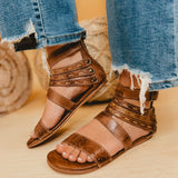 Bedstu Artemis Leather Sandal - Tan Rustic - Lace and Grace Boutique