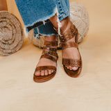 Bedstu Artemis Leather Sandal - Tan Rustic - Lace and Grace Boutique