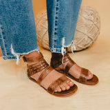 Bedstu Artemis Leather Sandal - Tan Rustic - Lace and Grace Boutique