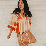 Bedstu Bruna Crossbody Bag - Tan Rustic Nectar Lux - Lace and Grace Boutique