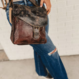 Bedstu Venice Beach Crossbody Bag - Teak Rustic Black Lux - Lace and Grace Boutique