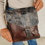 Bedstu Venice Beach Crossbody Bag - Teak Rustic Black Lux - Lace and Grace Boutique