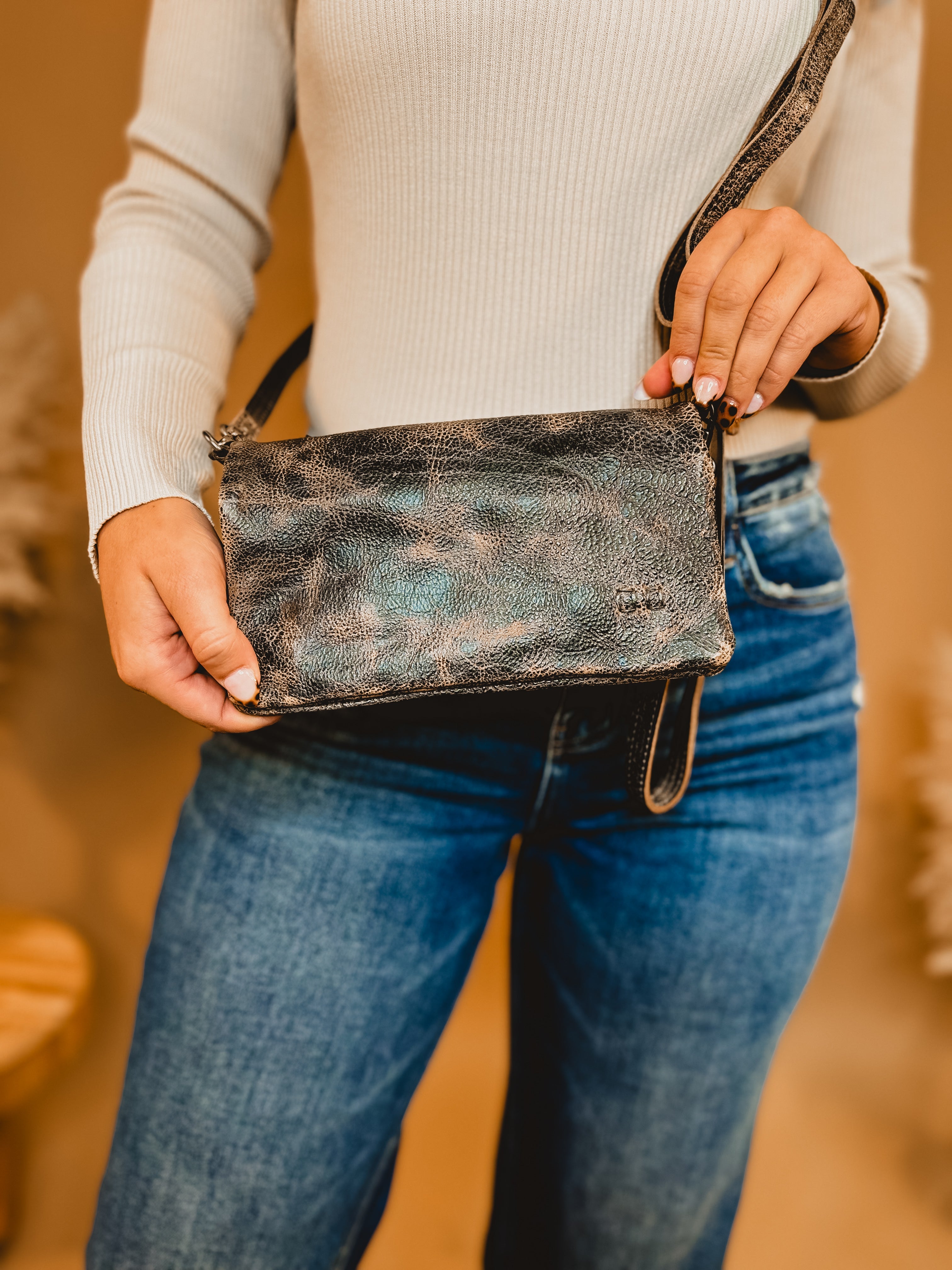 Bedstu Cadence Crossbody - Black Lux - Lace and Grace Boutique