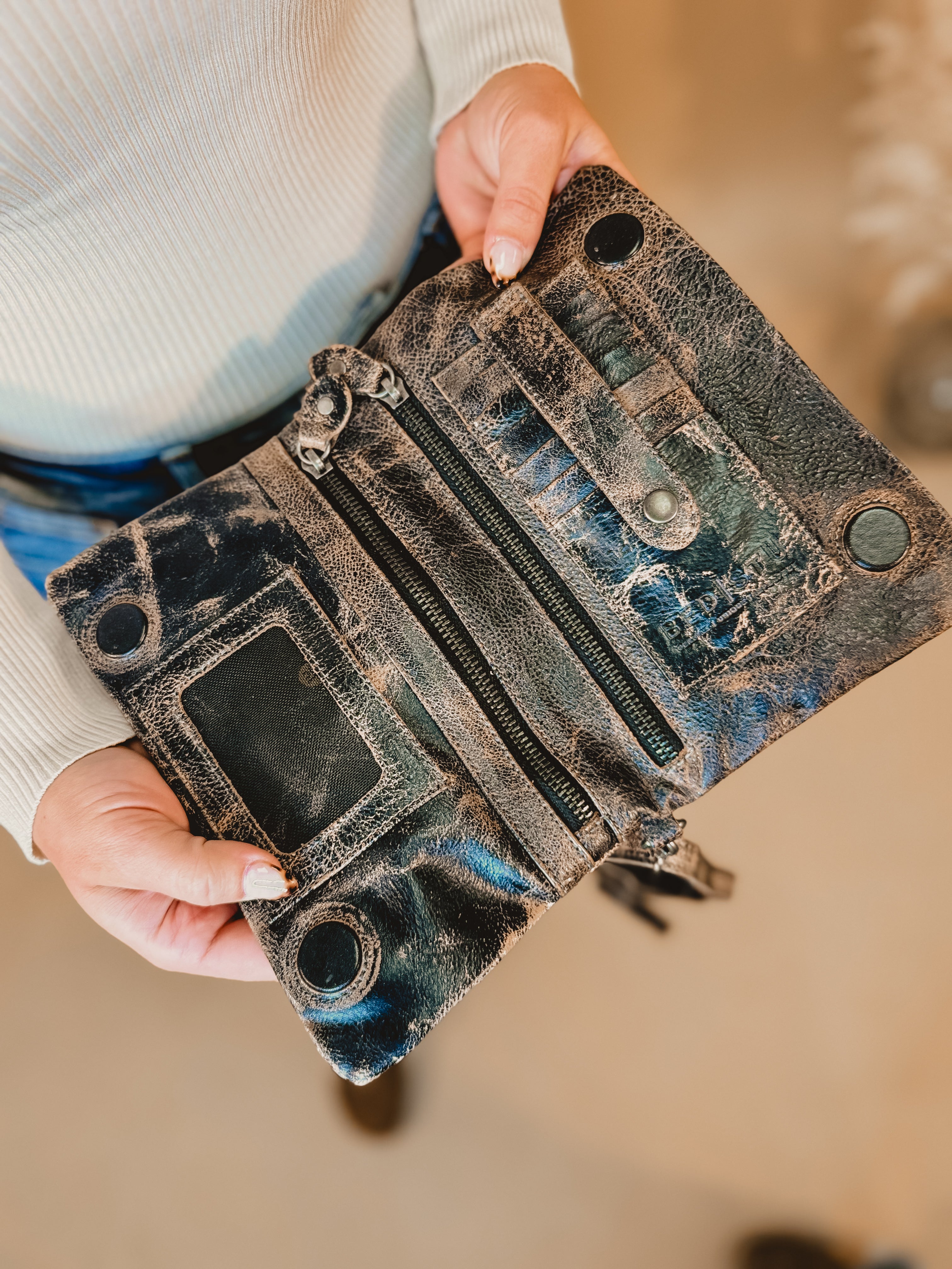 Bedstu Cadence Crossbody - Black Lux - Lace and Grace Boutique