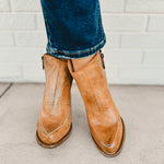 BedStu Isla Heeled Bootie - Tan Rustic White BFS - Lace and Grace Boutique