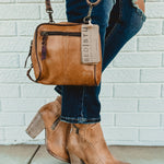 BedStu Capture Crossbody - Tan Teak Rustic - Lace and Grace Boutique