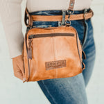 BedStu Capture Crossbody - Tan Teak Rustic - Lace and Grace Boutique