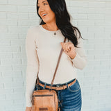 BedStu Capture Crossbody - Tan Teak Rustic - Lace and Grace Boutique
