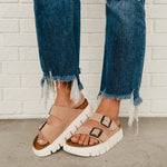 Birkenstock Arizona Papillio Chunky Suede Leather - Warm Sand - Lace and Grace Boutique