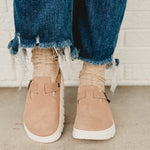 Birkenstock Boston Papillio Chunky Suede Leather - Warm Sand - Lace and Grace Boutique