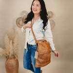 Bedstu Patsy Crossbody Backpack - Tan Rustic - Lace and Grace Boutique