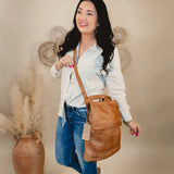 Bedstu Patsy Crossbody Backpack - Tan Rustic - Lace and Grace Boutique