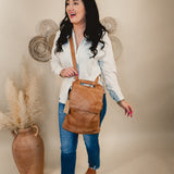 Bedstu Patsy Crossbody Backpack - Tan Rustic - Lace and Grace Boutique