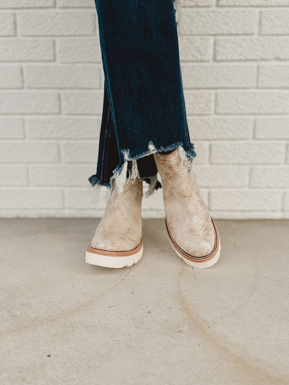 Bedstu Lydyi Wedge Bootie - Nectar Lux - Lace and Grace Boutique