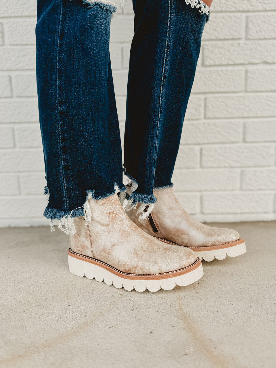 Bedstu Lydyi Wedge Bootie - Nectar Lux - Lace and Grace Boutique