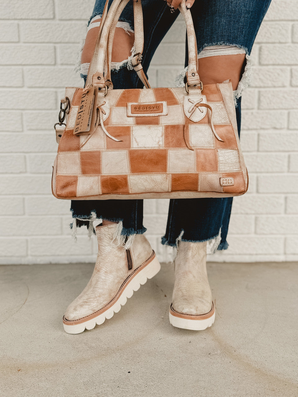 Bedstu Lydyi Wedge Bootie - Nectar Lux - Lace and Grace Boutique