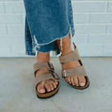 Birkenstock Arizona Oiled Leather - Tobacco Brown - Lace and Grace Boutique