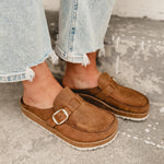 Birkenstock Buckley Oiled Leather Clogs - Cognac - Lace and Grace Boutique