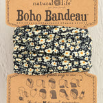 Boho Bandeau by Natural Life - Black Cream Floral - Lace and Grace Boutique