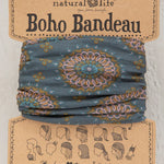 Boho Bandeau by Natural Life - Sage Gold Medallion - Lace and Grace Boutique