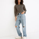 The Perfect Vintage Straight Jean in Berrimore Wash