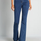 Daisies on Flared Jeans